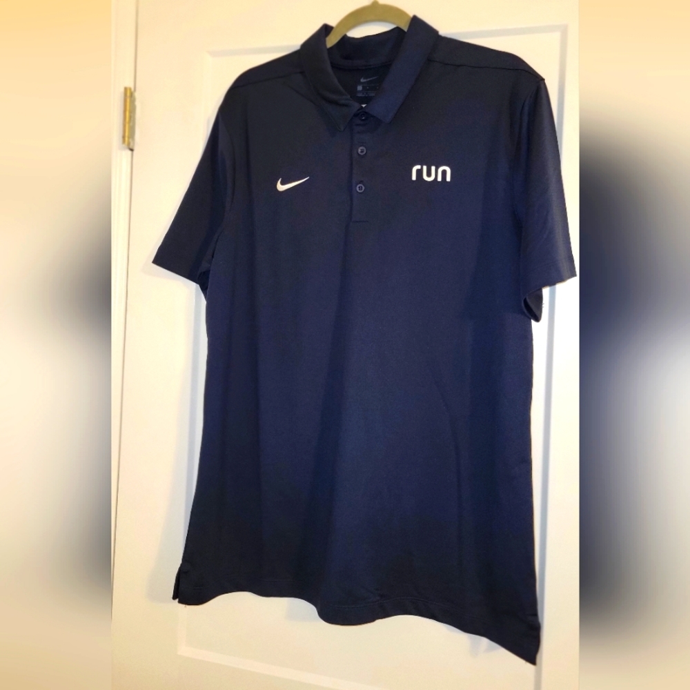 Large Navy Blue Nike Polo